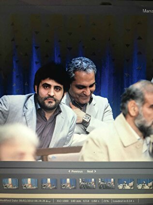 عکس تاریخی از دیدار مهران مدیری با احمدی‌نژاد!