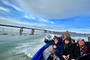 دریاچهٔ ارومیه دوباره جان گرفت +ویدئو