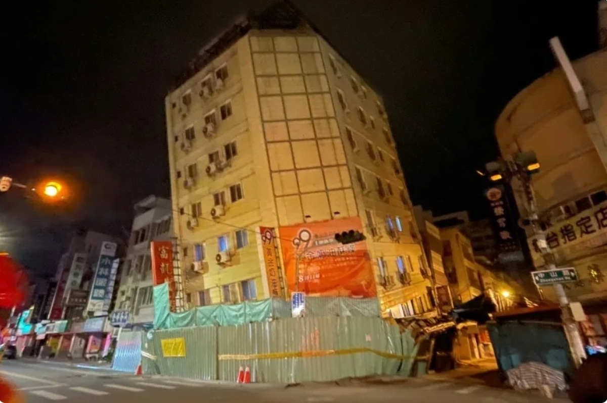 کج‌شدن دوباره ساختمان‌ها در تایوان را ببینید! +عکس