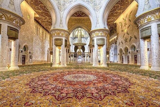 بزرگترین فرش جهان کار ایران اما در امارات است +عکس
