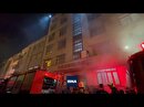ویدئو| یک هتل در تهران آتش گرفت